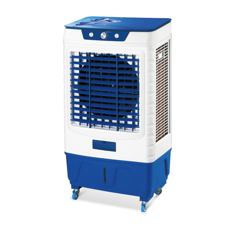 Serie refrigerada por aire LZ-904, 3 velocidades de viento: ventilador alto-medio-bajo, ventilador, enfriador, humidificador, flotación de aire, con rueda, volumen de aire: 9000m^/h, tamaño del producto: 595x390x1135mm